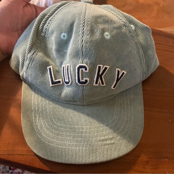 Lucky brand unisex Corduroy Lucky Baseball Hat mint green - Picture 2 of 6